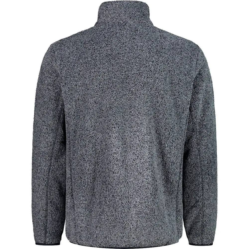 Толстовка флисовая CMP Man Fleece Jacket, артикул 31H2127, цвет TITANIO MEL. (U927)