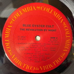 Винтажная виниловая пластинка LP Blue Oyster Cult The Revolution By Night (USA 1983)