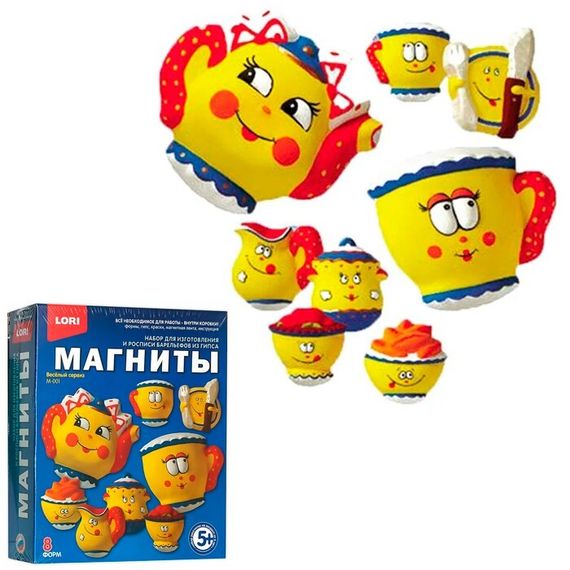 Maqnitli Gips Fiqurlar Lori &quot; Веселый Cервиз&quot;