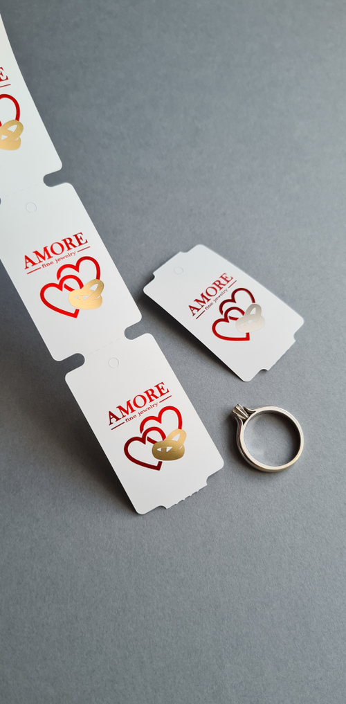 Печать красной и золотой фольгой