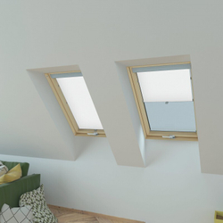 Рулонная штора на крючках FAKRO Белая (001)