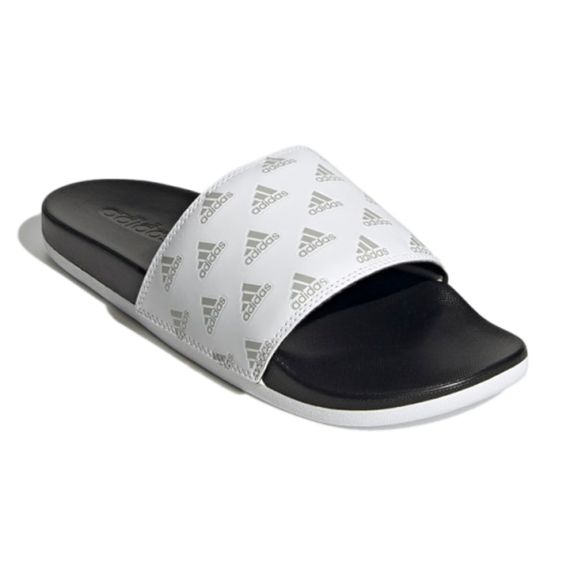 Adidas Adilette Comfort Slide 'White Black'