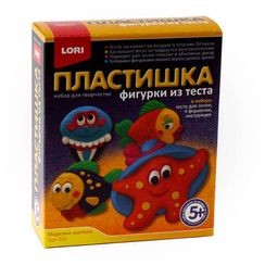 Plastilindən Fiqurlar Lori Heykəlciklər "Морские жители"