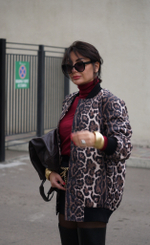 Бомбер "На стиле" в леопарде