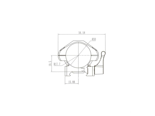 Кольца Nikko Stirling Diamond QR, на Weaver, 30мм, низкие