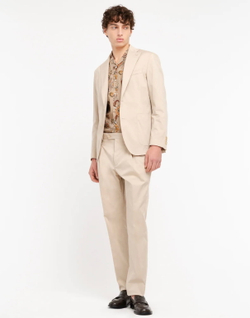 Мужской классический костюм (бежевый) Б80