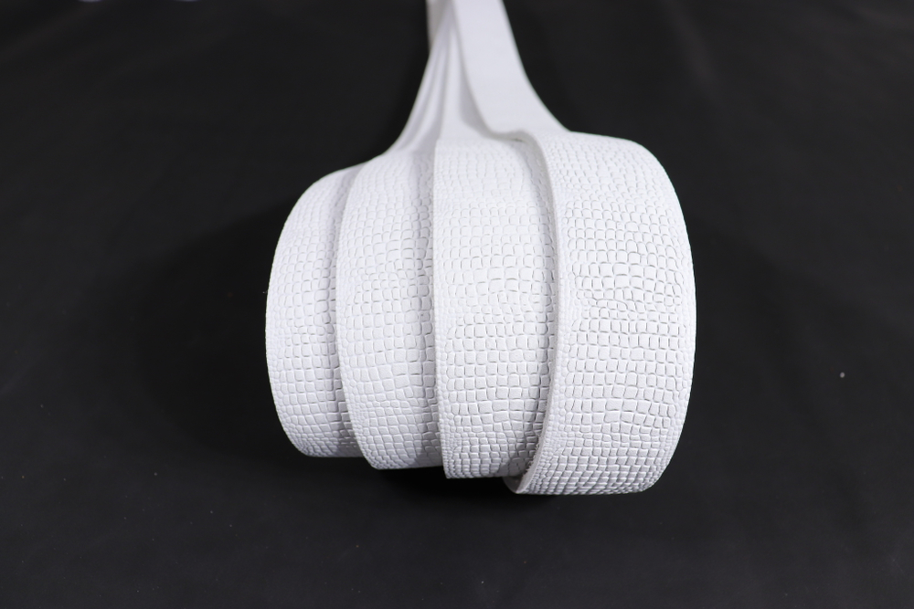 Ременная заготовка Белая с лицевой отделкой + Плита Геккон