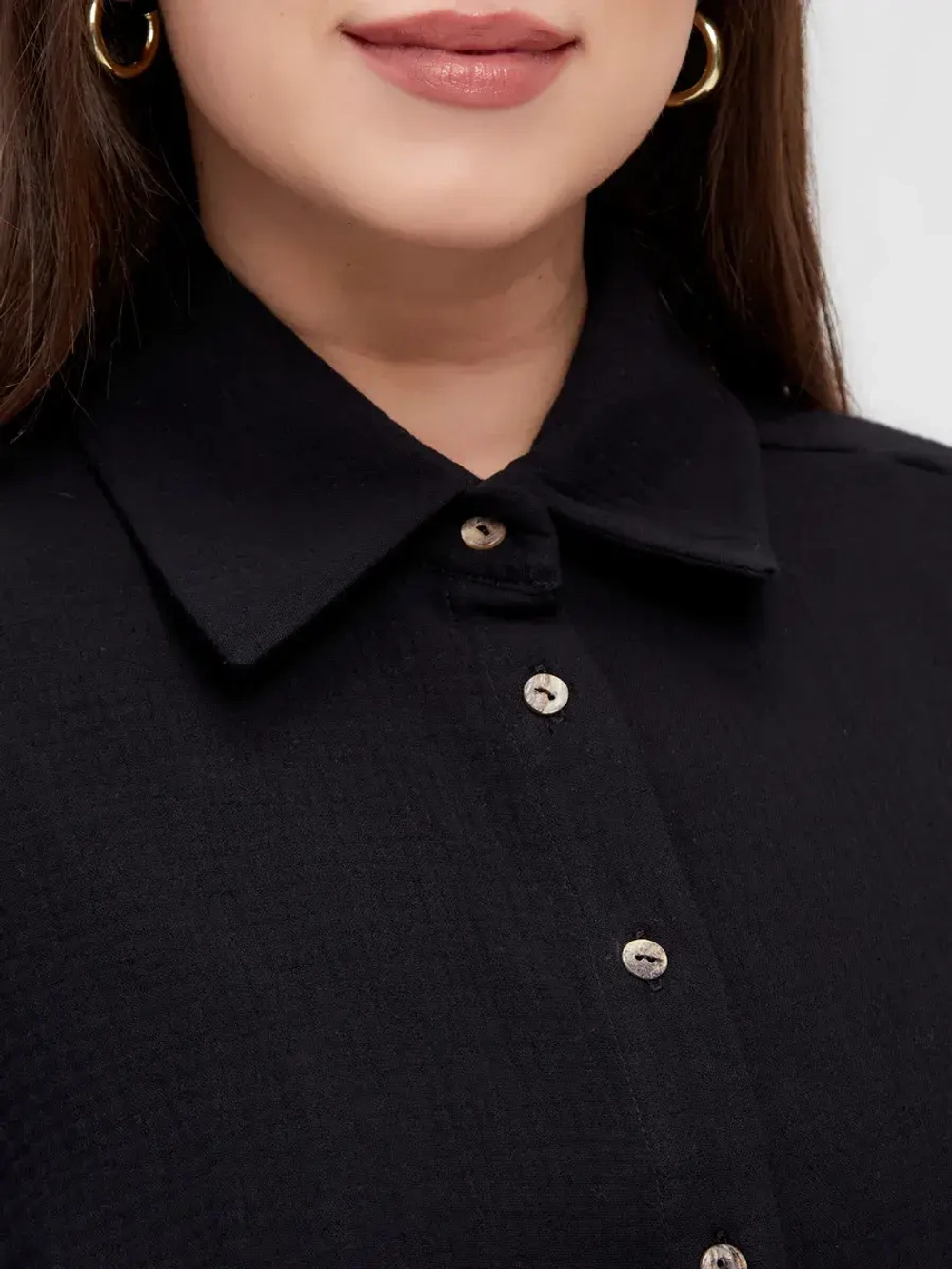 Костюм - пижама с шортами из муслина домашний оверсайз