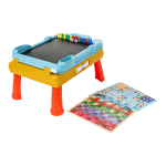 Мольберт 2-ух сторонний, пенал 28,5*10*38,5 см. коробка 819-22M