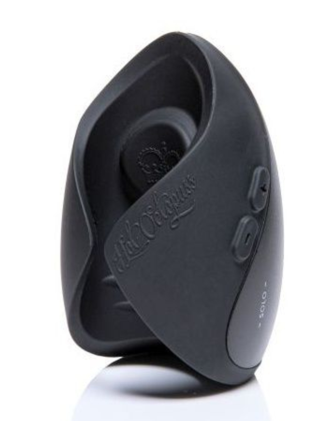 Черный инновационный мужской осциллятор PULSE SOLO ESSENTIAL