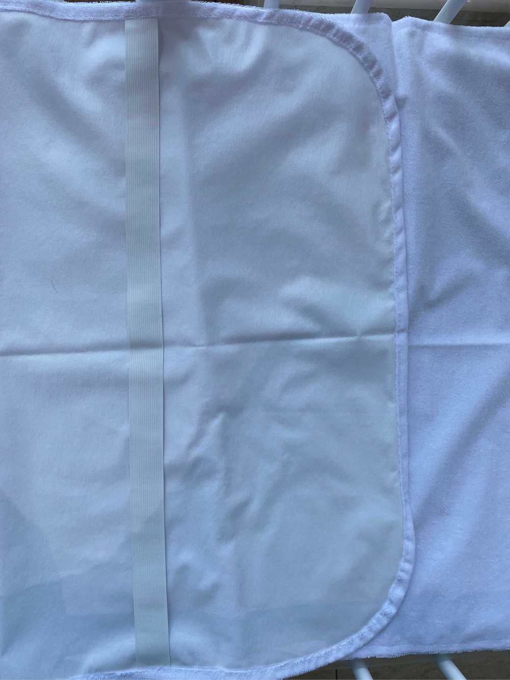 Комплект наматрасников на двух резинках прямоугольные с закругленными углами 84*60 см и 120*60 см