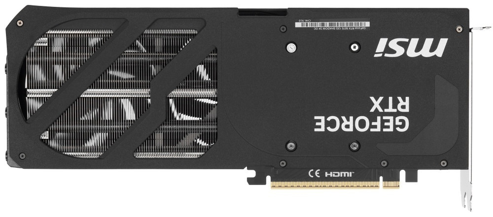 Видеокарта MSI MSI GeForce RTX 5070 SHADOW 3X OC 12 Гб