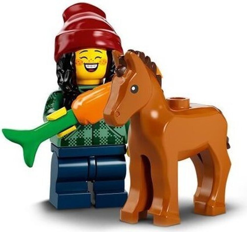 Минифигурка LEGO    71032 - 5 Лошадь и конюх