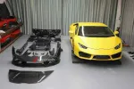 Широкий карбоновый обвес для Lamborghini Huracan LP610 LP580 Evo 2015-2022 Ламборгини Хуракан