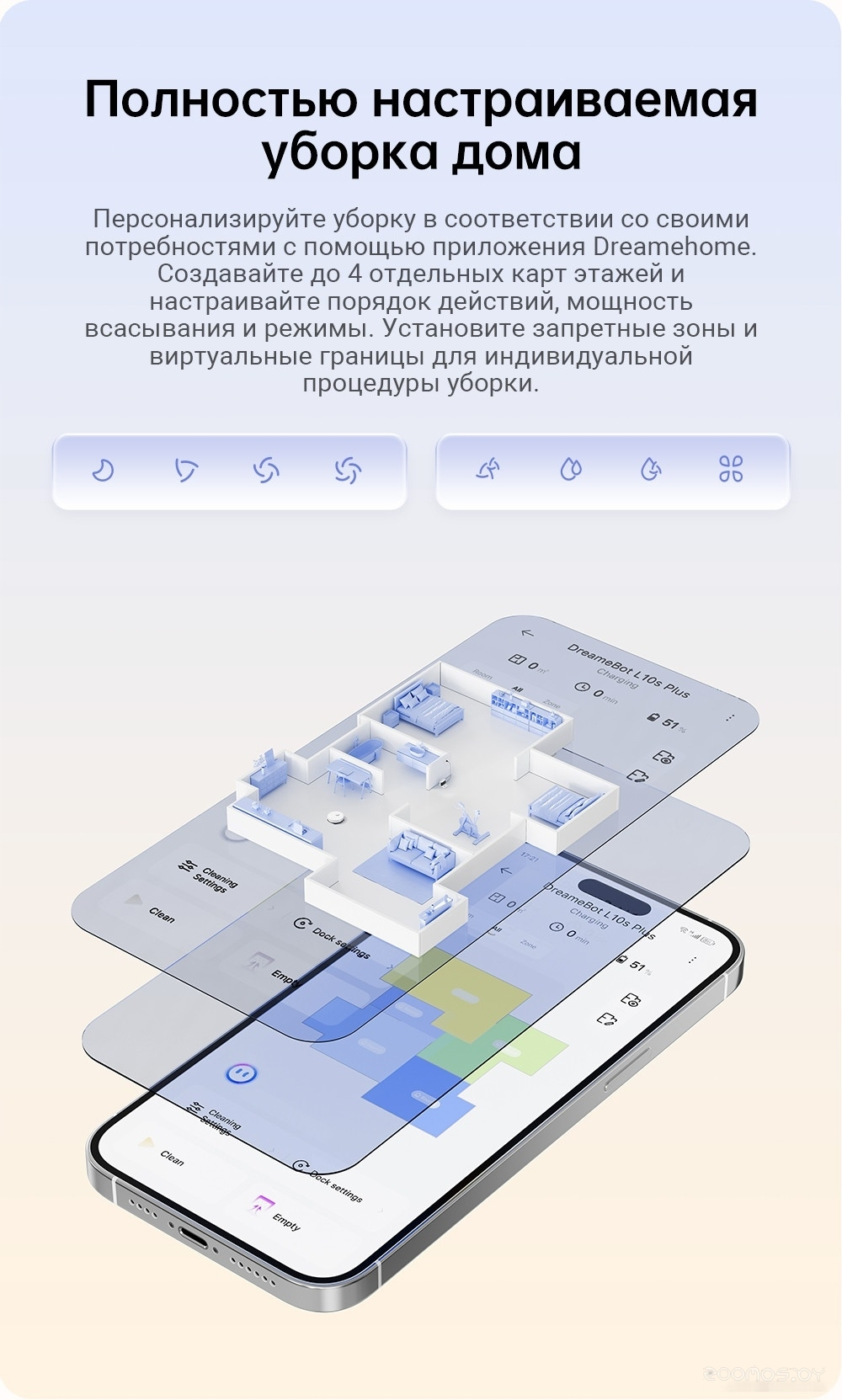 Робот-пылесос Dreame Robot Vacuum L10s Pro Gen 2 White