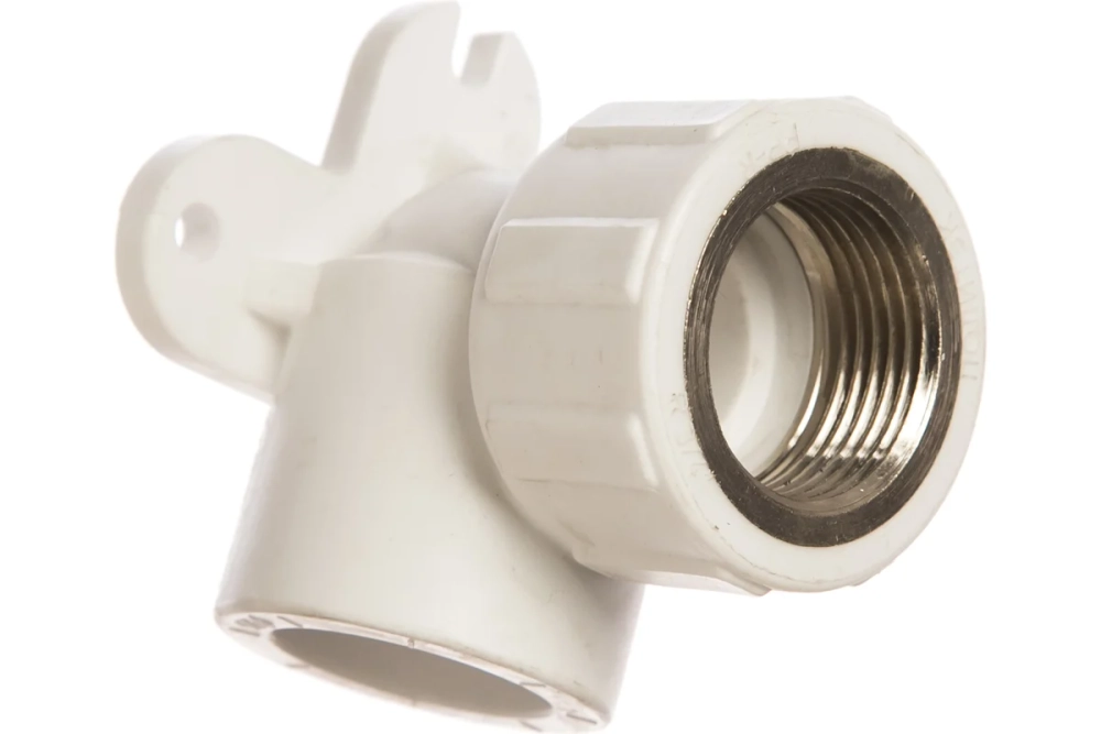 Угольник с внутренней резьбой с креплением ПП 25х3/4