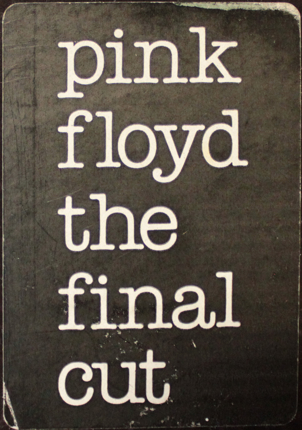 Pink Floyd / The Final Cut (LP)