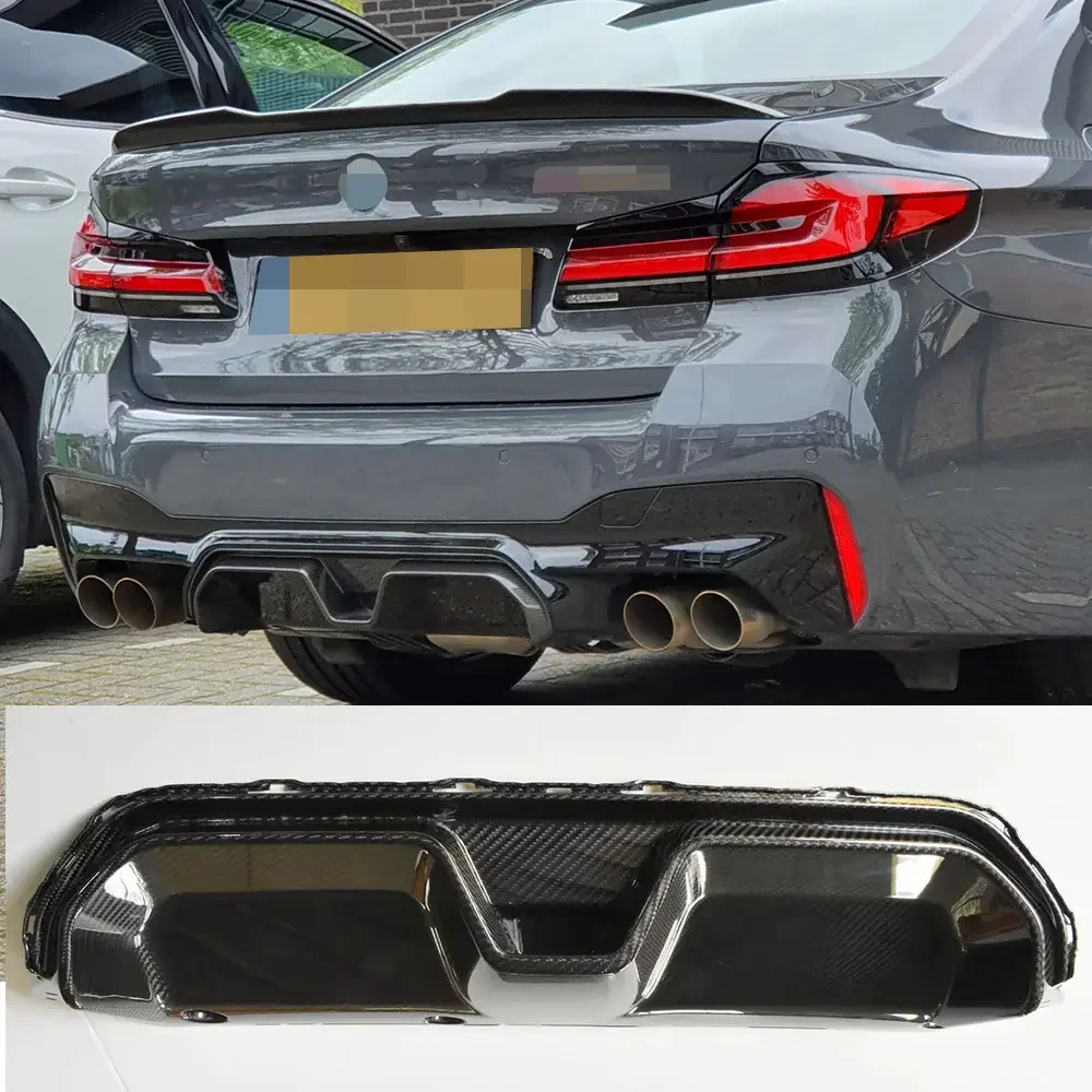 Карбоновый диффузор заднего бампера для BMW M5 F90 Рестайлинг 2020+ БМВ