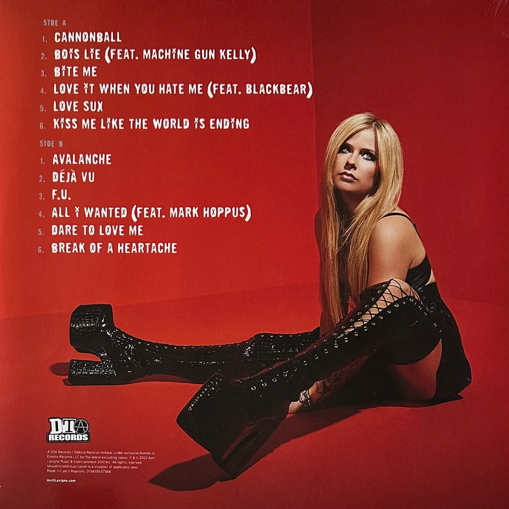 Avril Lavigne - Love Sux (Чехия 2022г.)