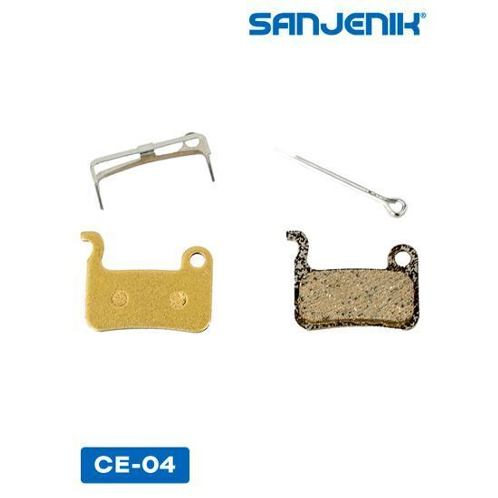 Колодки тормозные керамические Sanjenik CE-04 Ultron T10/T103, Halten RS-02, Dualtron 3, Kugoo ES3