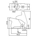 Защитная крышка для тумблеров типа KN и ASW красная (SAC-01) REXANT