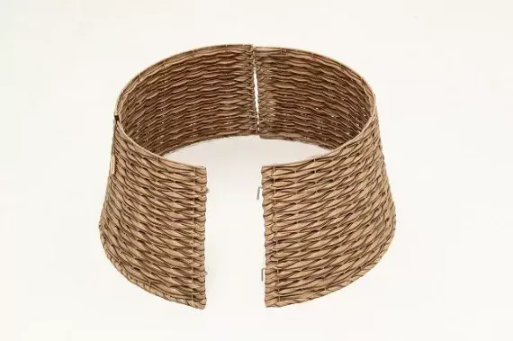 Корзина под елку Прованс 145*110*35 см., разборная, орех, ЕлкиТорг (145-219)