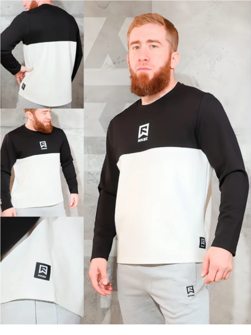 Спортивный свитшот без капюшона