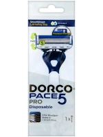 "DORCO PACE 5 PRO" Станок для бритья одноразовый (5 лезвий)