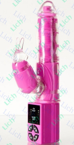 Розовый водонепроницаемый многофункциональный вибратор