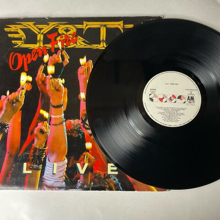 Винтажная виниловая пластинка LP Y and T, Open Fire (Югославия 1985)