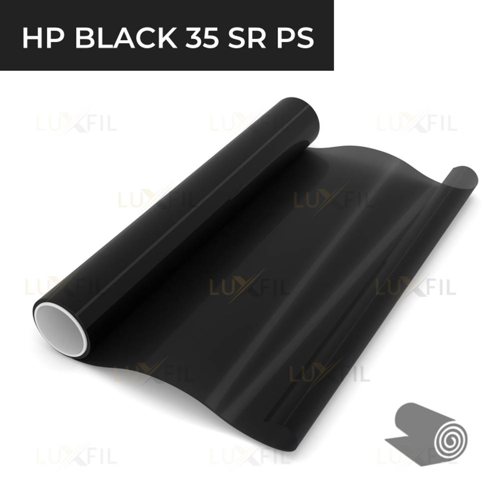 Пленка тонировочная металлизированная HP BLACK 35 SR PS LUXFIL, рулон (размер 1,524x30м.)
