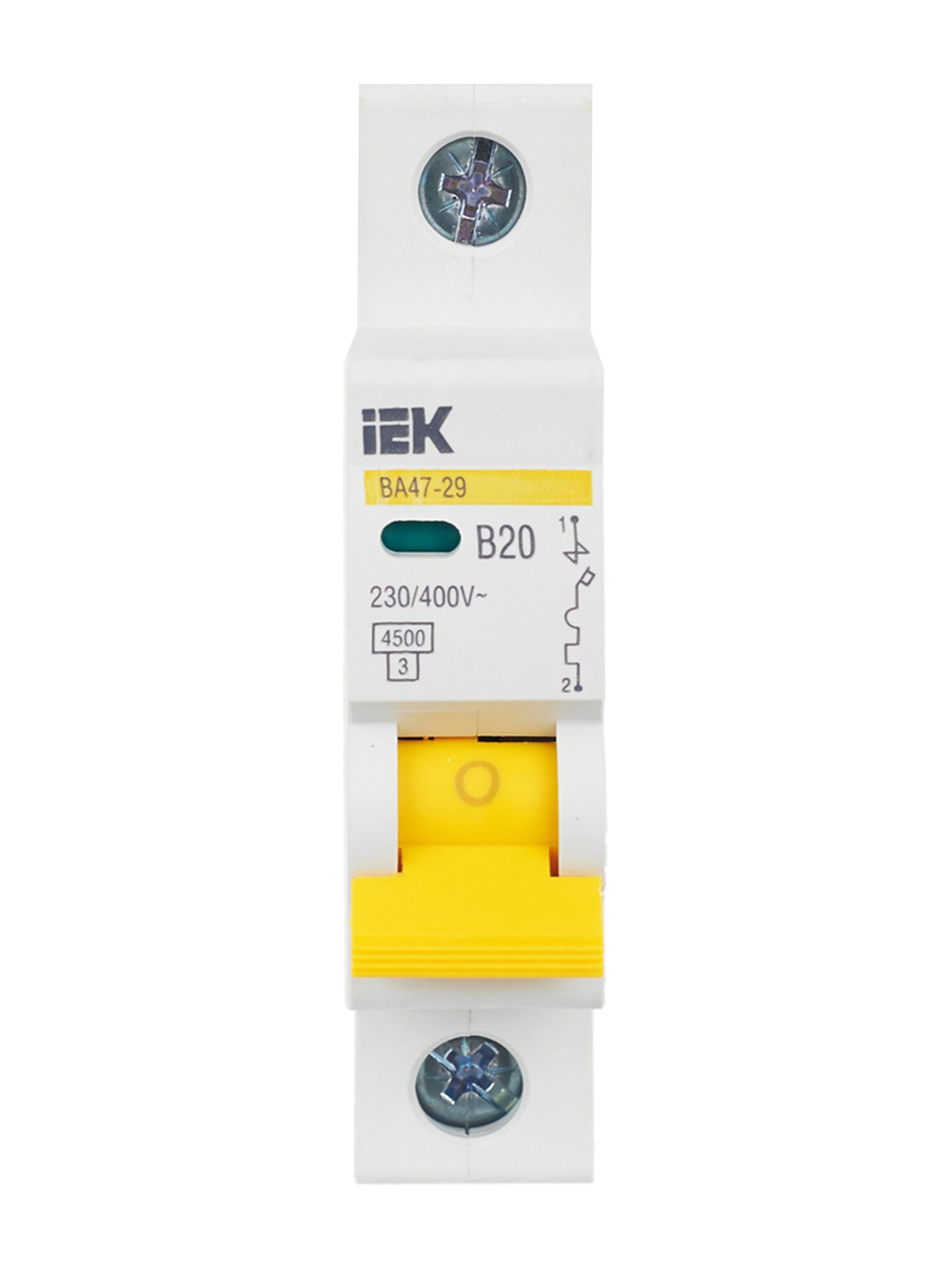 KARAT Автоматический выключатель ВА47-29 1P B 20А 4,5кА IEK