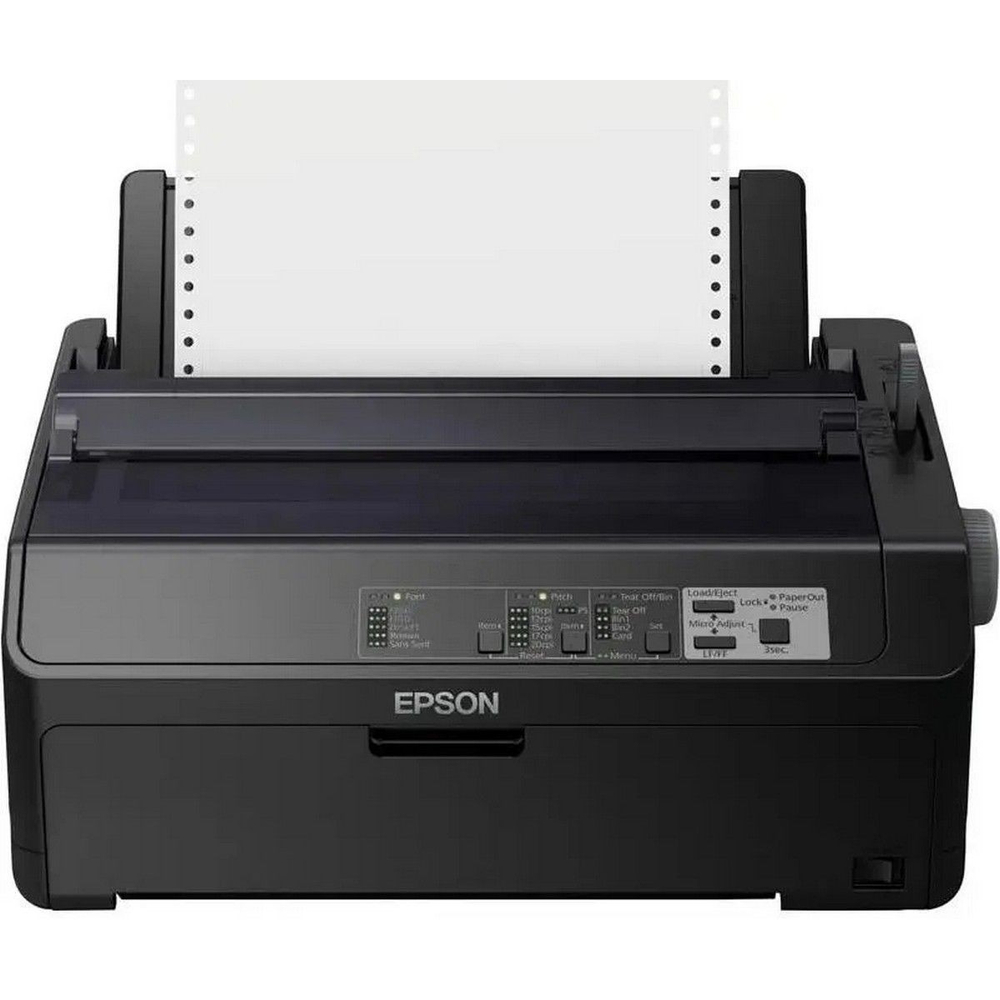 Принтер Принтер матричный Epson FX-890II черно-белая печать, A4, цвет черный [c11cf37402]