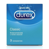 Классические презервативы Durex Classic 3шт