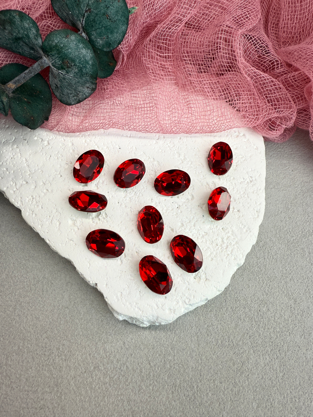 Овал Oval 14*10 мм, Light siam