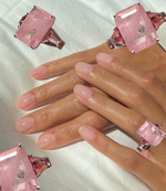 Серебряное кольцо с розовым кварцем