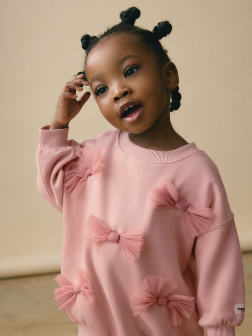 Толстовка и легинсы-клеш в комплекте для девочки Next B12-431, Розовый