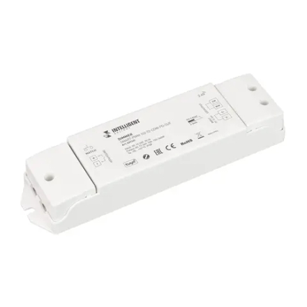 INTELLIGENT ARLIGHT Диммер SMART-PWM-102-72-CDW-PD-SUF (12-36V, 2x5A, ZB, 2.4G) (IARL, IP20 Пластик, 5 лет) 037341