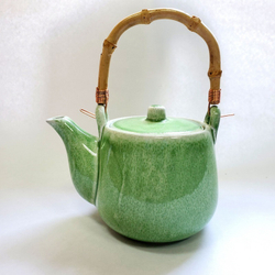 310501.2 Чайник "Зеленый песок" В ПОДАРОЧНОЙ КОРОБКЕ, 1000мл, 16*10*12, керамика