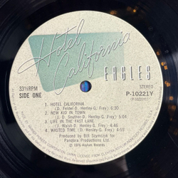 Винтажная виниловая пластинка LP Eagles Hotel California (Japan 1976) (Obi) Asylum Records