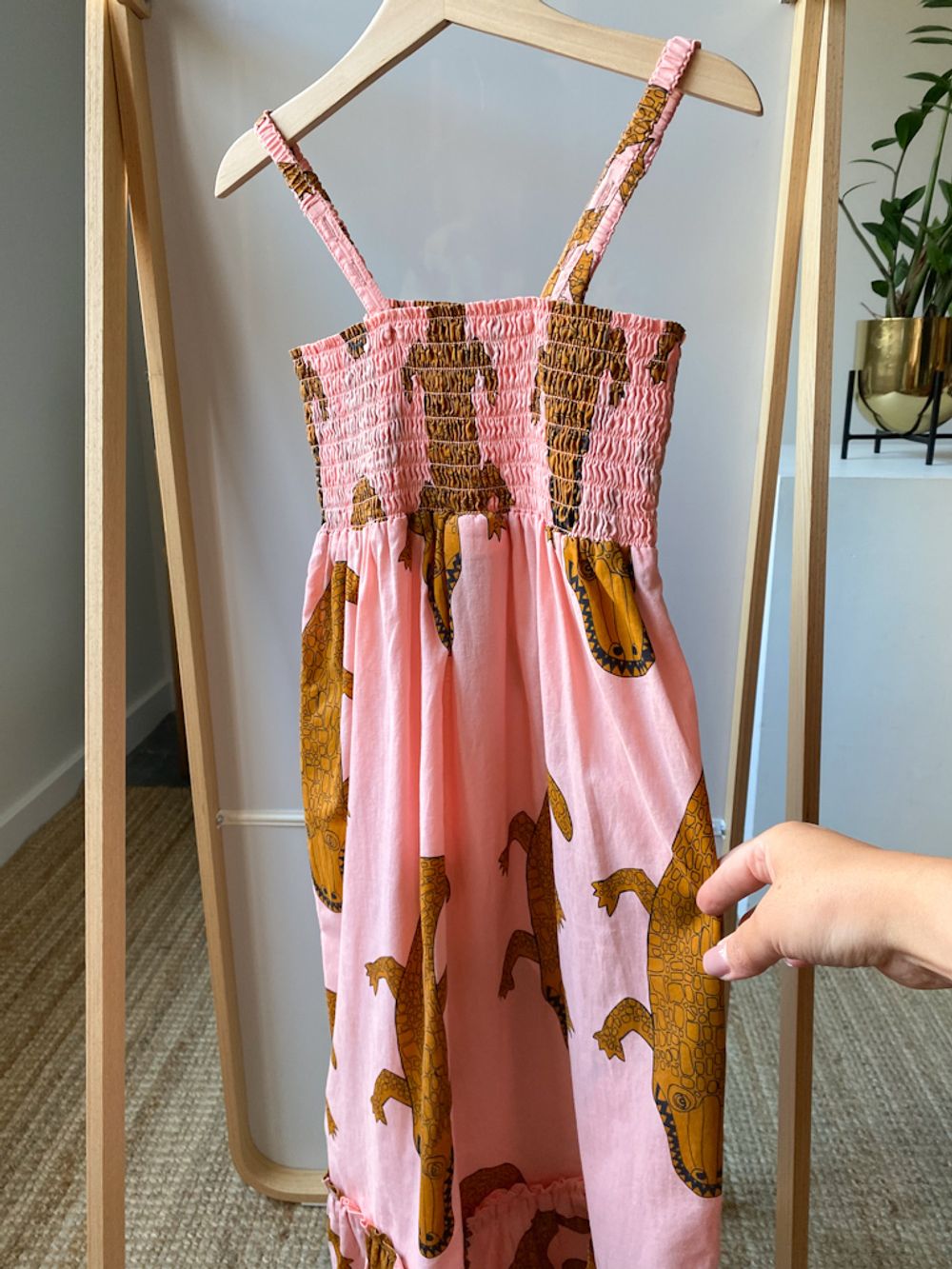 Новый хлопковый сарафан Mini Rodini, 122