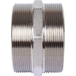 Ниппель STOUT SFT 0004 - 3" (для стальных труб, латунь никелированная)