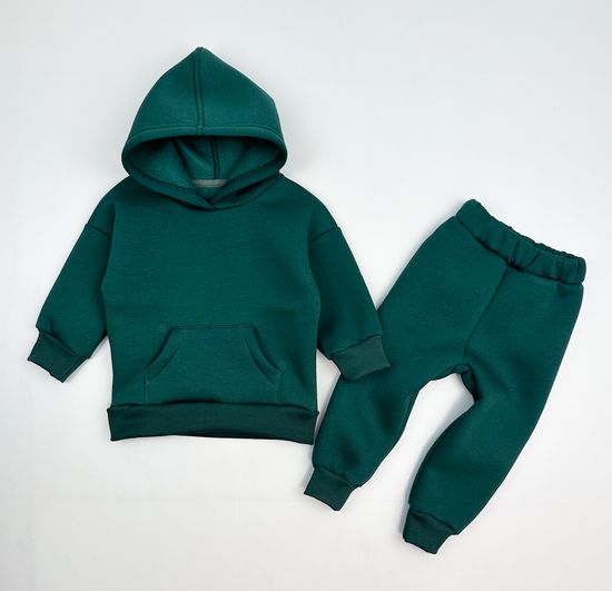 Комплект из футера с начесом, Ель