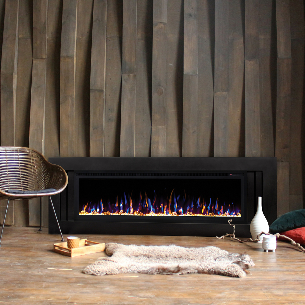 Каминокомплект Real Flame Stockholm 60/MNH BLM с очагом Saphir 60