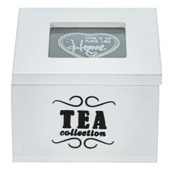 GAEM Шкатулка для чайных пакетиков, L10 W10 H7 см
