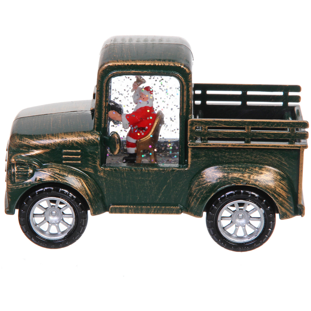 Сувенир с подсветкой «Сказочная машина» 15,5*7*9,5 см, Зелёный