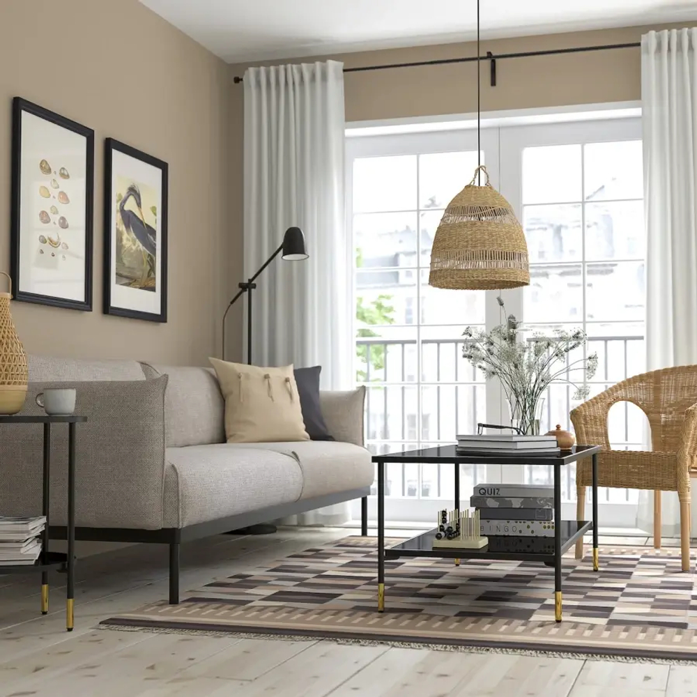 Журнальный стол - ÄSPERÖD / АSPERОD IKEA/ ЭСПЕРЕД ИКЕА, 45 см, черный