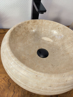 Раковина из мрамора Donut Cream Allur DM-65666 40*40*15