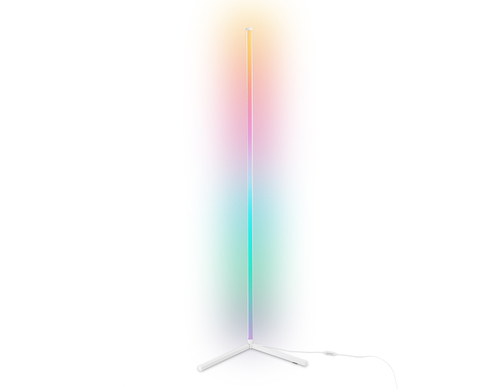 Светильник светодиодный напольный RGB с пультом FL8025 WH белый LED 20W RGB D32*1650 (ПДУ РАДИО 2.4G)