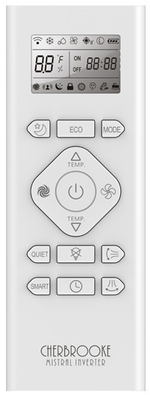 Сплит-система кондиционер инверторный Cherbrooke Mistral  ASV-09UR4K1/AOV-09UR4K1 на 25 м²